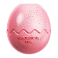 Jouet pour chien en forme d'œuf de dinosaure rose avec des taches noires pour l'alimentation - Rose