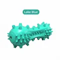 Jouet à mâcher pour chien en forme d'haltère sonore bleu lac pour le nettoyage dentaire - Bleu lac