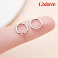 1.2x8mm roestvrijstalen open buigringen voor DIY sieraden maken hobby projecten - 1.2x8mm (1 Stuk)
