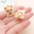 Hand-held miniature Corgi dog charms for DIY keychain and bracelet making crafts - Corgi (27725)