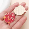 Rotgoldener akademischer Erfolgsanhänger aus Legierung für DIY Schmuck - Sofort Ein Einserschüler (27522) / 1 Stück/Packung (28x26mm) / Rot