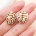 Colgantes de acrílico con forma de caparazón de tortuga para hacer joyas artesanales - Forma de Caparazón de Tortuga (27359) / 1 Pieza (14x14mm)