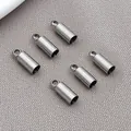 Set of stainless steel tassel end caps for DIY jewelry making accessories - Bucket Weight Style (T3174)