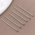 Alfileres de cabeza plana plateados profesionales para crear joyas de bricolaje - Alfiler en T Cabeza Plana (T3136)