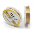 High-quality 0.3mm gold colour-retaining copper wire for jewelry making and DIY crafts - 14k Gold / 0.3 / 15