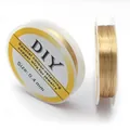 0.4mm 14K gold plated color-retaining copper wire for handmade DIY jewelry crafting - 14k Gold / 0.4 / 8