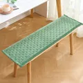 Coussin de banc long en velours côtelé vert épais pour salle à manger ou couloir - Style avec Étiquette / 30*100cm / Vert
