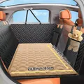 Protection antidérapante de siège arrière pour animaux avec tapis en peluche marron - 130*63CM / Khaki