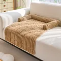 Komfortable lohfarbene Plüsch-Sofa-Haustiermatte für Hunde und Katzen im Haushalt - 70*90cm / Khaki