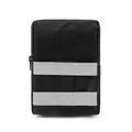Schwarze taktische Hundetrainings-Tasche mit grauen Reflexstreifen und Klettfläche - Neuer Stil / 10x5x15cm Packung / Schwarz