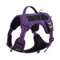 Pettorina tattica viola per cani gilet riflettente anti-trazione per cani variante SKU - Taglia S / Viola Scuro