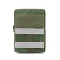 Langlebige grüne taktische Hundetrainings-Tasche mit reflektierenden Streifen - Neuer Stil / 10x5x15cm Packung / Armeegrün