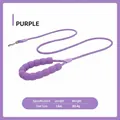 Professional 1.5m purple dog leash with padded foam handle for comfortable pet walking - One Size / Purple