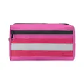 Rosa taktische Hundetasche mit großer Kapazität, Reflektorstreifen und Klettfläche - Einheitsgröße / Drachenfrucht-Pink