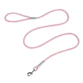 Robuste rosa geflochtene Nylon-Hundeleine mit strapazierfähigem Metall-Karabiner für Hunde. - 0.8*1.5m / Rosa