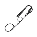 Durable black adjustable nylon P-chain dog leash for training medium and large pets - 170cm*0.6cm / Black