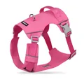 Roze lichtgewicht waterdicht hondentuigje vest voor grote honden met ademend design - XS / Alleen tuigje / Felroze