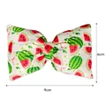 Leuke afneembare strik met watermeloenpatroon voor hondentuigje, afmeting 9x6 cm - S Accessoire (9x6cm) / Grote watermeloen vlinderdas