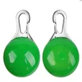 Compact green LED safety clip-on light for pet collars and outdoor walking safety gear - S / Green LED Pendant (1 Piece)