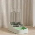 Distributore d'acqua automatico per animali da 3,2 litri con serbatoio trasparente verde - Abbeveratoio / Capacità 3.2L / Verde