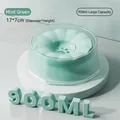 900ml mintgrüne schwimmende Haustier-Wasserschale für Hunde und Katzen, spritzfrei - Mintgrün