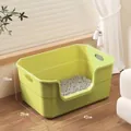 Variante arenero para gatos abierto extra grande verde lima con pala, 42x29x18cm - Bañera Pequeña (Con Pala) / 42cm / Verde Lima