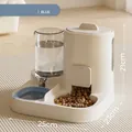 Set alimentador y bebedero automático 2 en 1 para mascotas en color azul profundo - Tapa Deslizante 2 en 1 Automático / Azul Mar Profundo