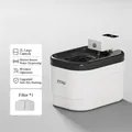 Automatischer Katzen-Trinkbrunnen mit intelligentem Sensor und 2L großem Fassungsvermögen - Intelligentes Sensor-Timing (2L) / Schwarz Weiß