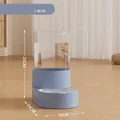 Dispensador de agua automático 2 en 1 azul niebla para mascotas con medidas - Bebedero 2.6L / Solo Riego / Azul Niebla