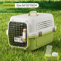 Caisse de transport portable vert citron pour chiens et chats, taille 56x32x35cm - Grand (56x32x35cm) / Vert menthe