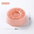 Gamelle flottante rose pêche pour chats et chiens, anti-éclaboussures, 20x7cm - Gamelle Flottante (Rose Pêche)