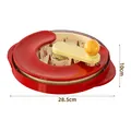 Manual chicken meat shredder for pets in red and yellow plastic, 28.5cm diameter - China Red-28.5*10CM / China Red