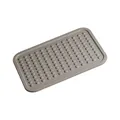 Alfombra rectangular gris para arena de gato con superficie antideslizante - Alfombra para Arena 42CM / Gris