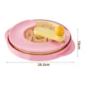 Manual pink chicken shredder tool for healthy pet food preparation, 28.5x10cm size - Cherry Pink-28.5*10CM / Sakura Pink