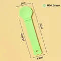 Cuillère à presser pour chats vert menthe avec mesures de taille précises - Forme de Tournesol / Vert menthe