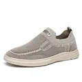 Ademende beige mesh slip-on sneakers voor heren casual wandelschoenen - 38 / Khaki