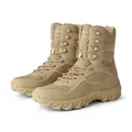 Professional tan tactical hiking boots for men with durable high-top breathable mesh - 39 / Tactical Style (AS33) / Sand