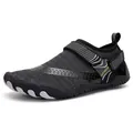 Scarpe da scoglio traspiranti a cinque dita grigio nero per attività all'aperto - Taglia 31 / Nero