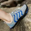 Scarpe da scoglio grigio-blu traspiranti con suole antiscivolo per attività all'aperto - 35 / Scarpe da Scoglio Outdoor (DQ-1722) / Blu grigiastro