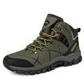 Professionele legergroene hoge wandelschoenen variant voor outdoor trekking reizen - 40 / Enkele Schoenen (2026) / Legergroen