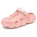 Sabots d'extérieur roses antidérapants pour hommes et femmes avec semelle épaisse. - 35 / Rose