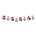 Halloween papieren slinger met enge oogballen en afgehakte handen voor feestdecor - Banner Stijl B