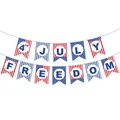 Guirnalda bandera americana para el 4 de julio día de la independencia festiva - Pancarta del Día de la Independencia (Estilo B)