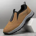 Khaki Herren Outdoor-Sport-Slipper mit strapazierfähiger dicker Sohle zum Wandern - 38 / Braun Lässiger Stil (HT-2938)