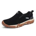 Chaussures de marche noires pour hommes avec semelle épaisse en caoutchouc antidérapante - 39 / Chaussures de Course Décontractées (YZJ-836) / Noir