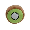 Détail d'un jouet en peluche pour animaux en forme de kiwi aux couleurs vives - Kiwi à Cœur Vert