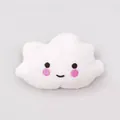Simpatico giocattolo di peluche bianco a forma di nuvola per animali con ricamo - Nuvola Bianca