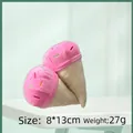 Weiches quietschendes Hundespielzeug, rosa Eiswaffel-Design, 8x13cm, Gewicht 27g - Rosa Eiswaffel / 8*13cm