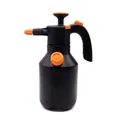 Pulverizador de presión de jardín neumático manual de 2L con boquilla ajustable negro naranja - Paquete de 2L / Negro