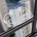 Transparente Acryl-Katzenfenster-Hängematte mit Hochleistungs-Saugnäpfen zum Ruhen - Transparent